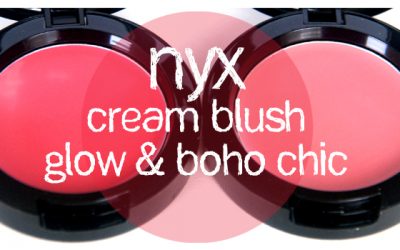 NYX Cream Blush: GLOW & BOHO CHIC