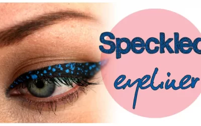 Czwartkowe makijaże / Thursday make-ups: Speckled Eyeliner