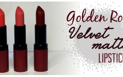 Matowe pomadki Golden Rose Velvet Matte lipstick