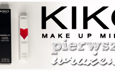 KIKO w Poznaniu – pierwsze wrażenia – Universal Fit, Color-Up long lasting eyeshadow, Luxurious Lashes
