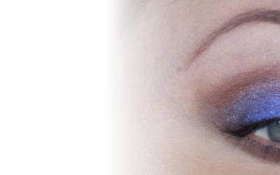 Make-up: Fioletowe smoky eye